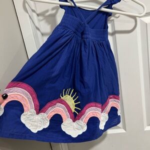 Gymboree Blue Pink Ruched Sundress